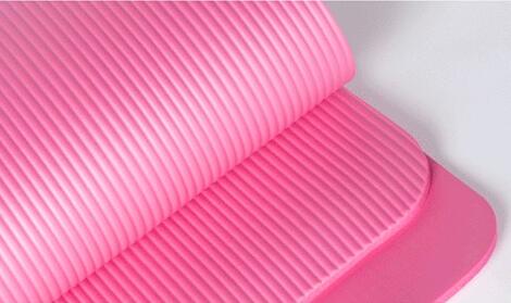 Premium 10mm thick non-slip yoga mat in a calming tone