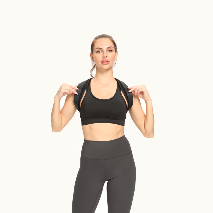 Adjustable posture support belt for back and shoulders