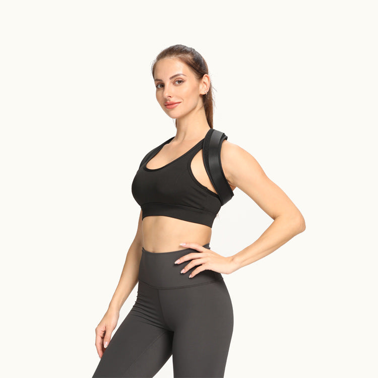 Adjustable posture support belt for back and shoulders