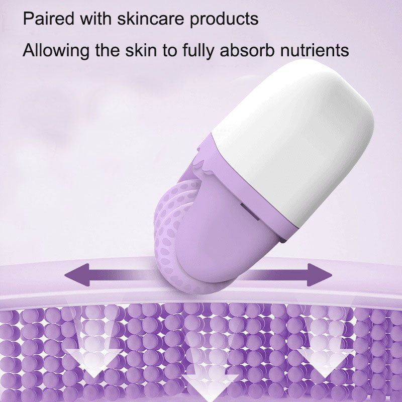 Cooling ice roller set for face and eyes with travel case