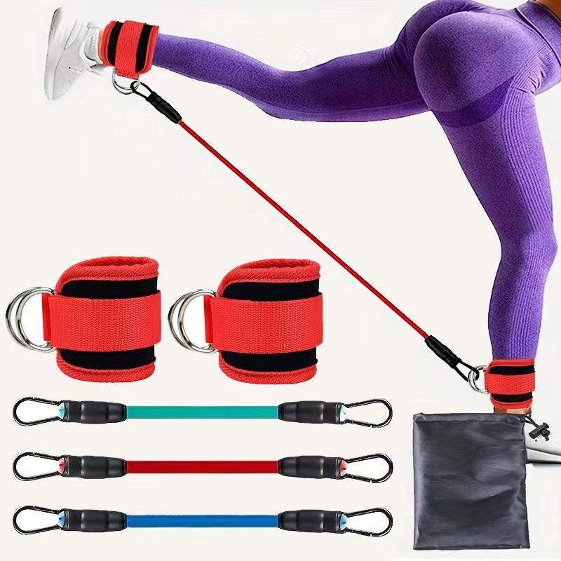 Ankle strap resistance bands set for leg and glute training